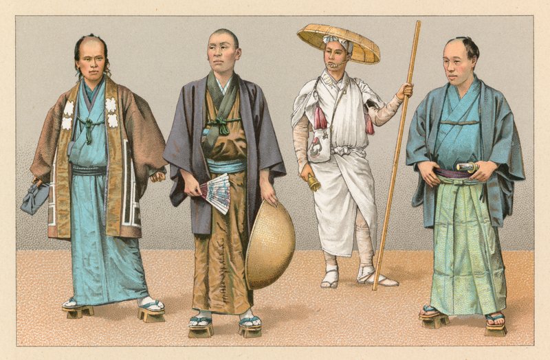 Japansk kostym av French School