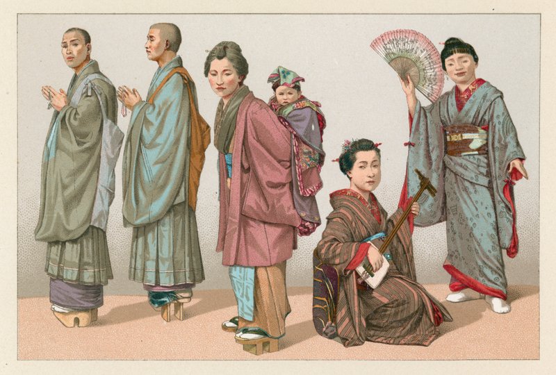 Japansk kostym av French School