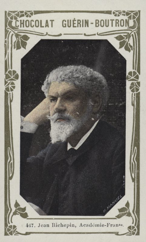 Jean Richepin, Academie-Francaise (färgad bild) av French School