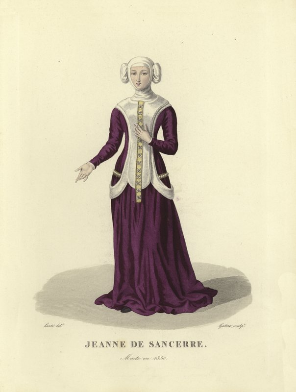 Jeanne av Sancerre av French School