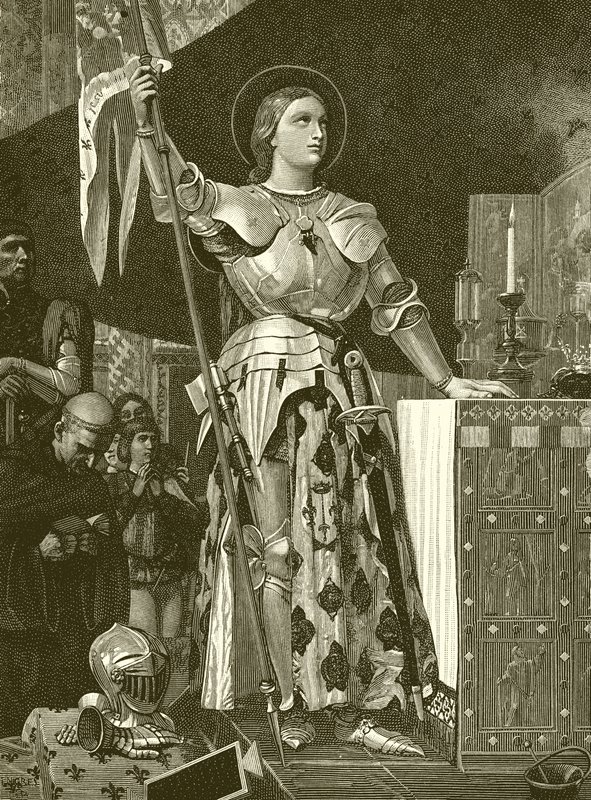 Joan av Arc av French School