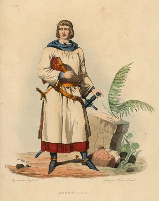 Joinville (färgad gravyr) av French School