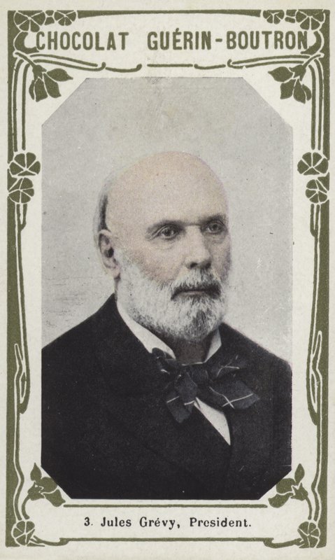 Jules Grevy, president (färgad bild) av French School