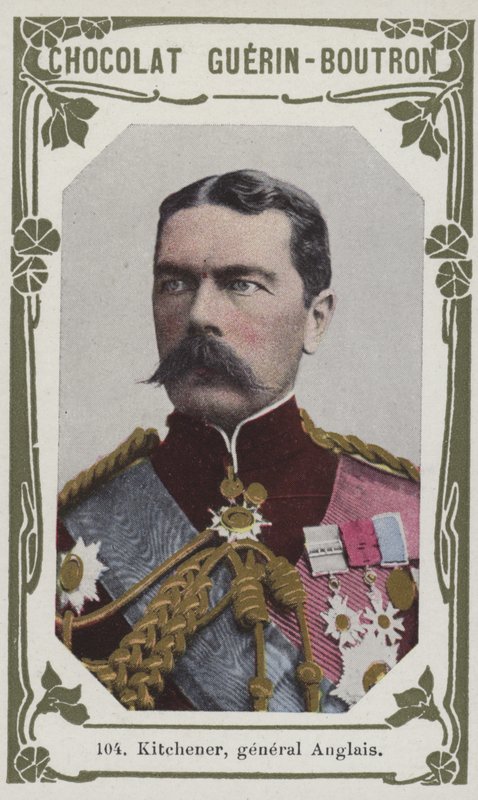 Kitchener, general Anglais (färgad bild) av French School