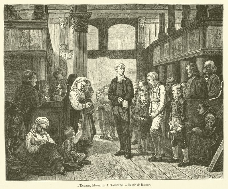 Examinationen (gravyr) av French School