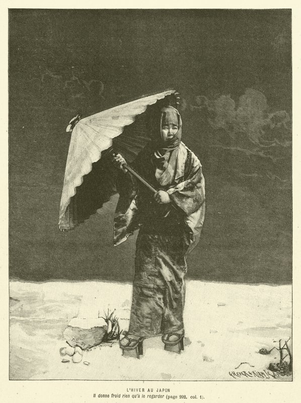 Vinter i Japan (gravyr) av French School