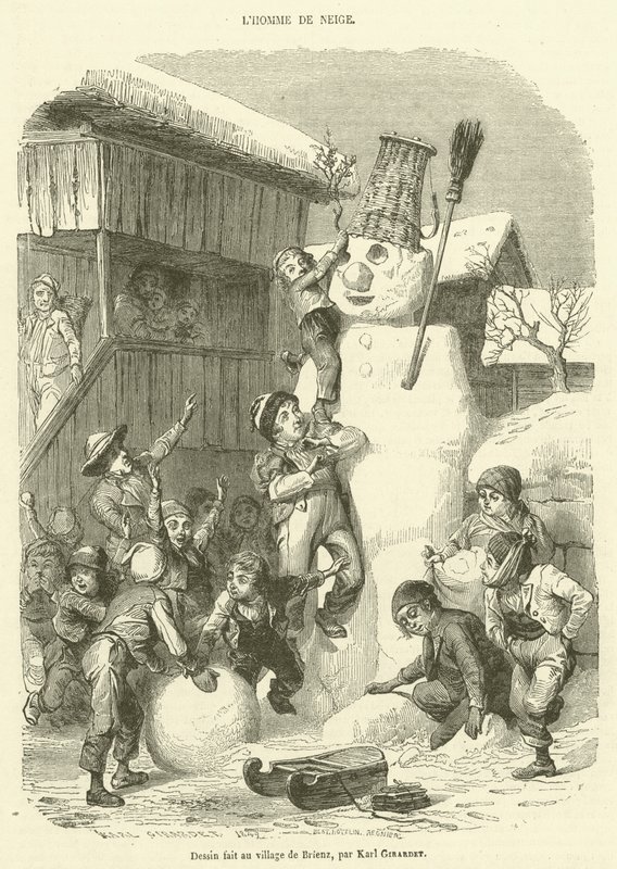 Snögubben (gravyr) av French School