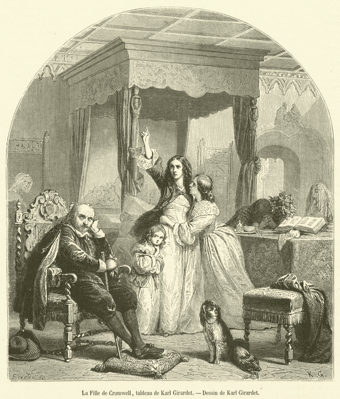 Cromwells dotter (gravyr) av French School