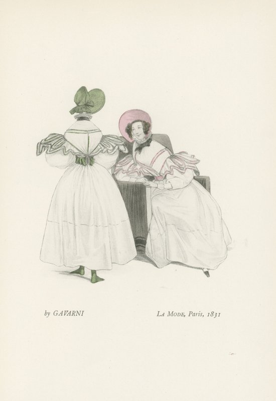 Mode, Paris, 1831 av French School