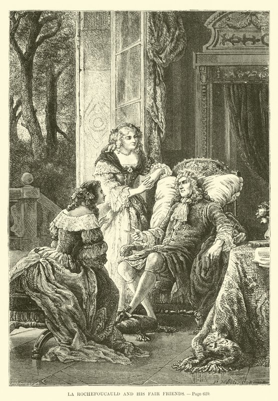 La Rochefoucauld och hans vackra vänner av French School