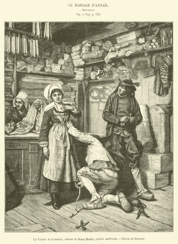 Brudens toalett (gravyr) av French School