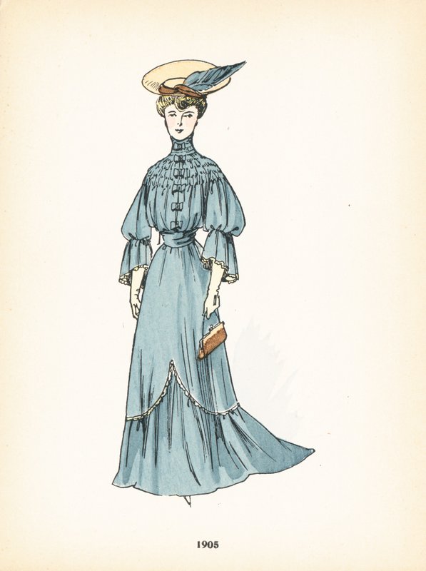 Dammode, 1905 av French School