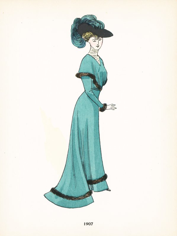 Dammode, 1907 av French School