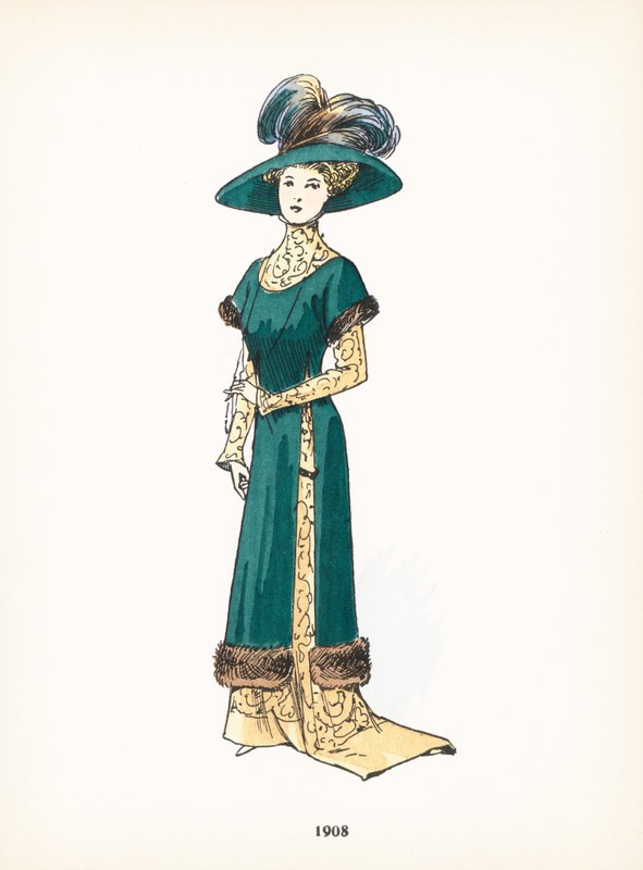 Dammode, 1908 av French School