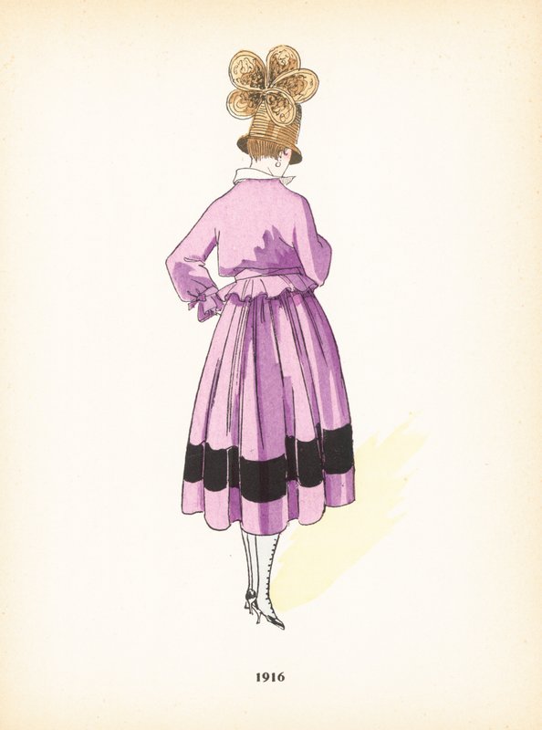 Dammode, 1916 av French School