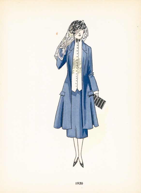 Dammode, 1920 av French School