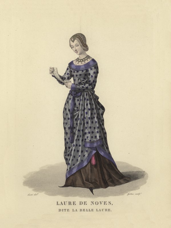 Laure de Noves av French School