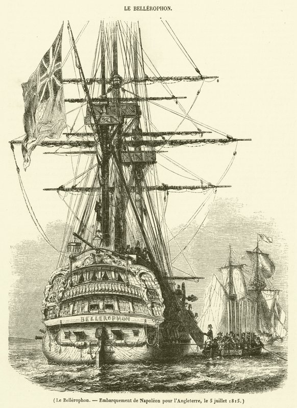 Le Bellerophon (gravyr) av French School