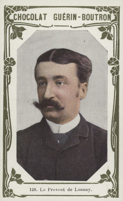 The Provost of Launay (färgad bild) av French School