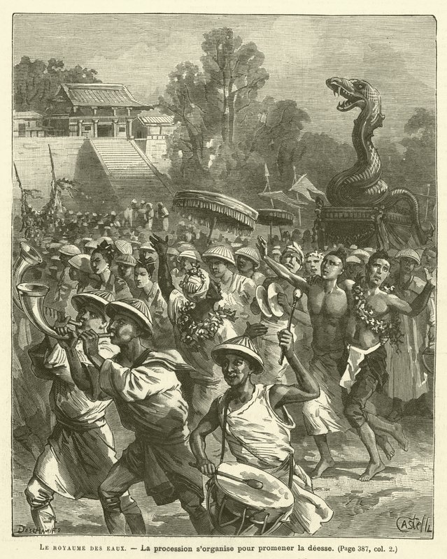 Vattenriket (gravyr) av French School