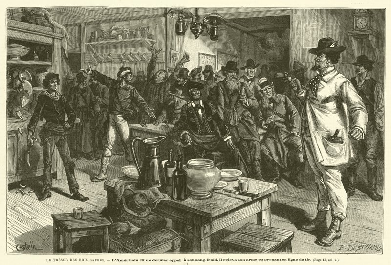 The Treasure Of The Kaffir Kings (gravyr) av French School
