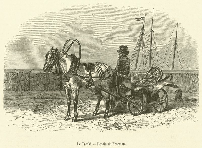 Le Troski (gravyr) av French School