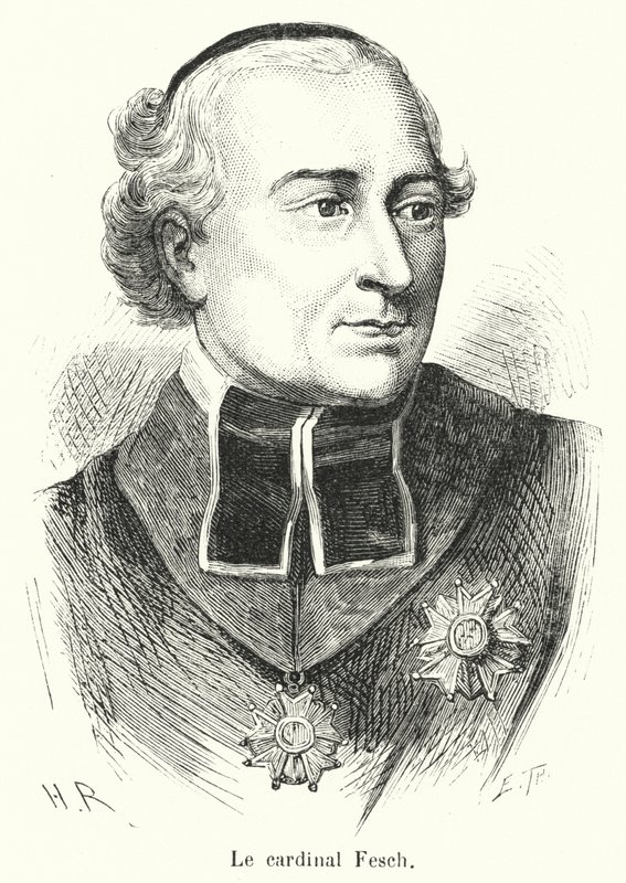 Kardinal Fesch (gravyr) av French School