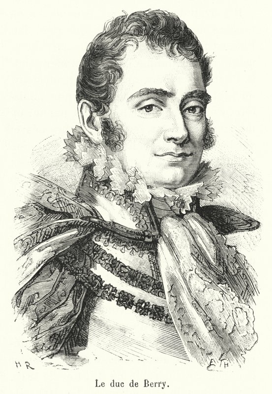Le duc de Berry (gravyr) av French School