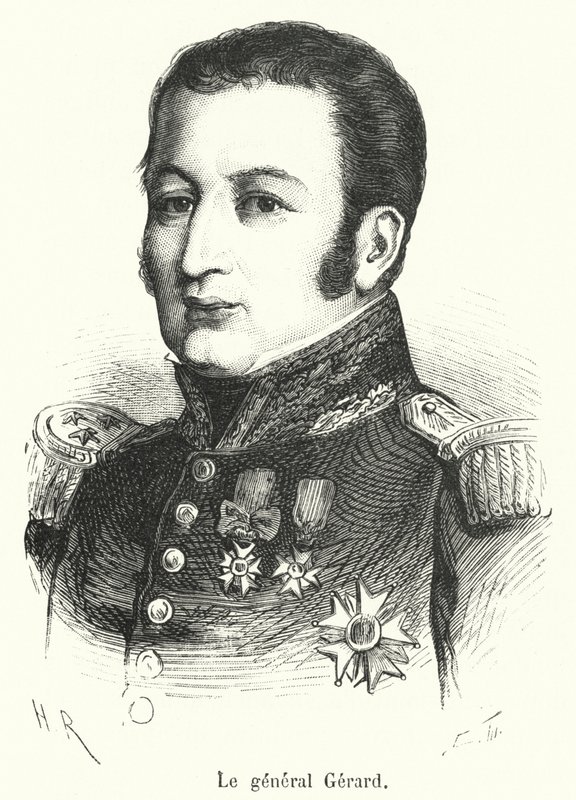 Le general Gerard (gravyr) av French School