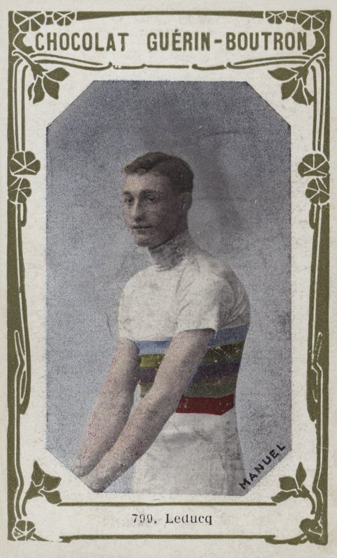 Leducq (färgad bild) av French School