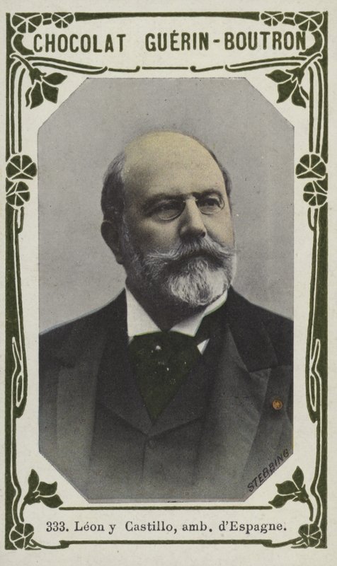 Leon y Castillo, ambassadeur dEspagne (färgad bild) av French School