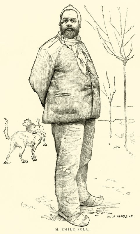 M Emile Zola (gravyr) av French School