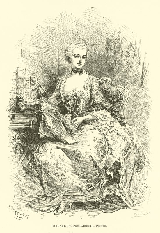 Madame de Pompadour av French School