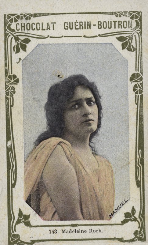 Madeleine Roch (färgad bild) av French School