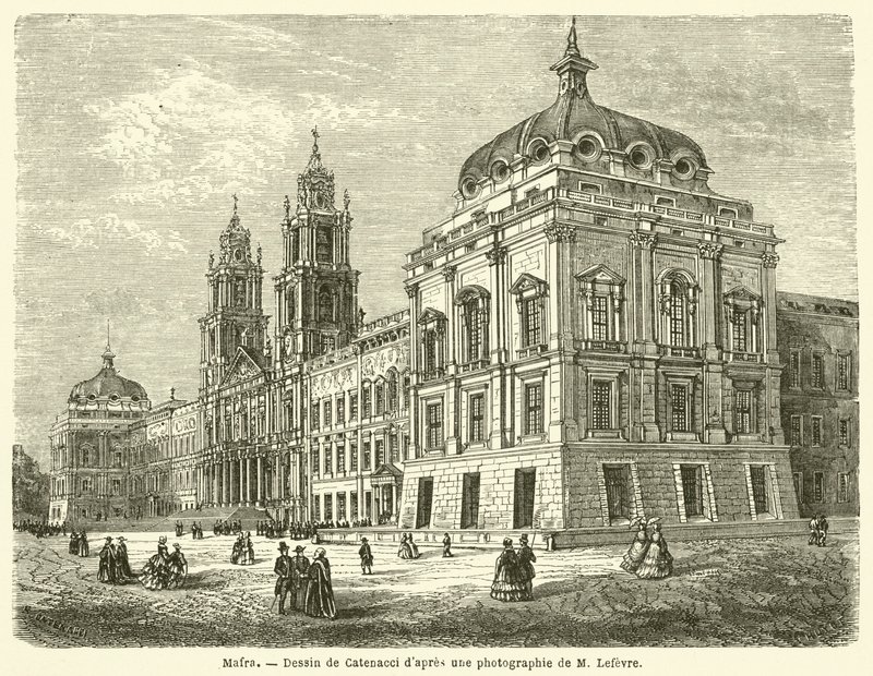 Mafra (gravyr) av French School