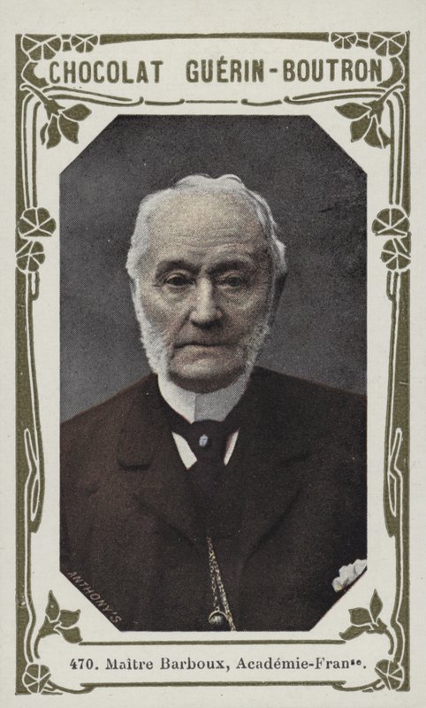 Master Barboux, Academie-Francaise (färgad bild) av French School