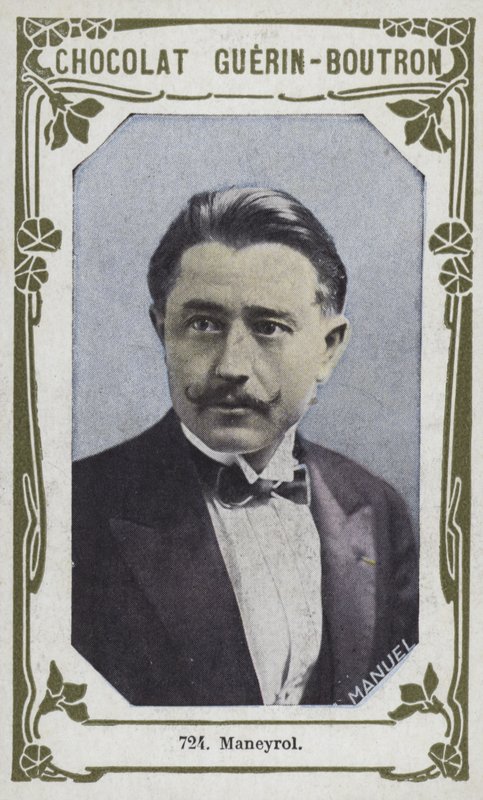 Maneyrol (färgad bild) av French School