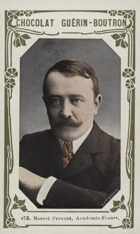 Marcel Prevost, Academie-Francaise (färgad bild) av French School