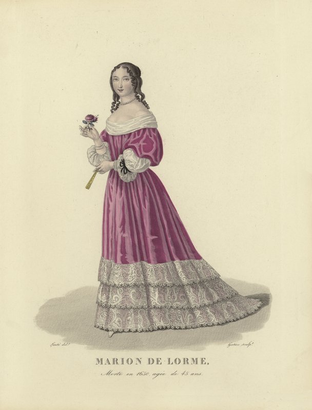 Marion de Lorme, fransk kurtisan av French School