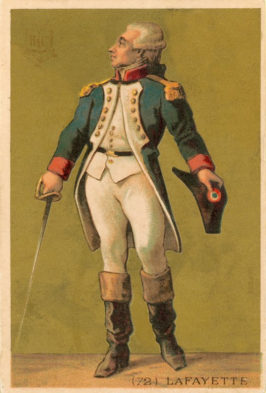 Markis de Lafayette av French School