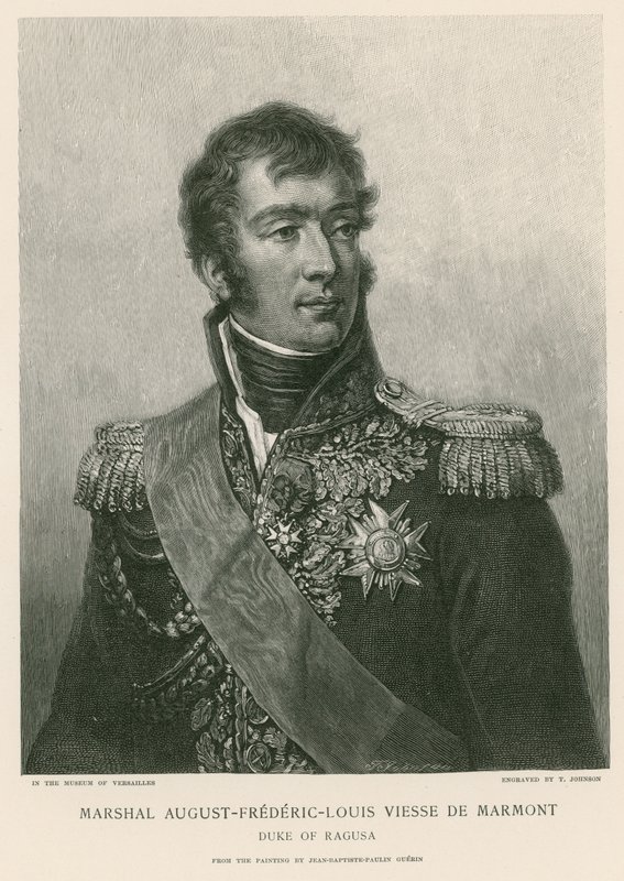 Marskalk August-Frederic-Louis Viesse de Marmont av French School