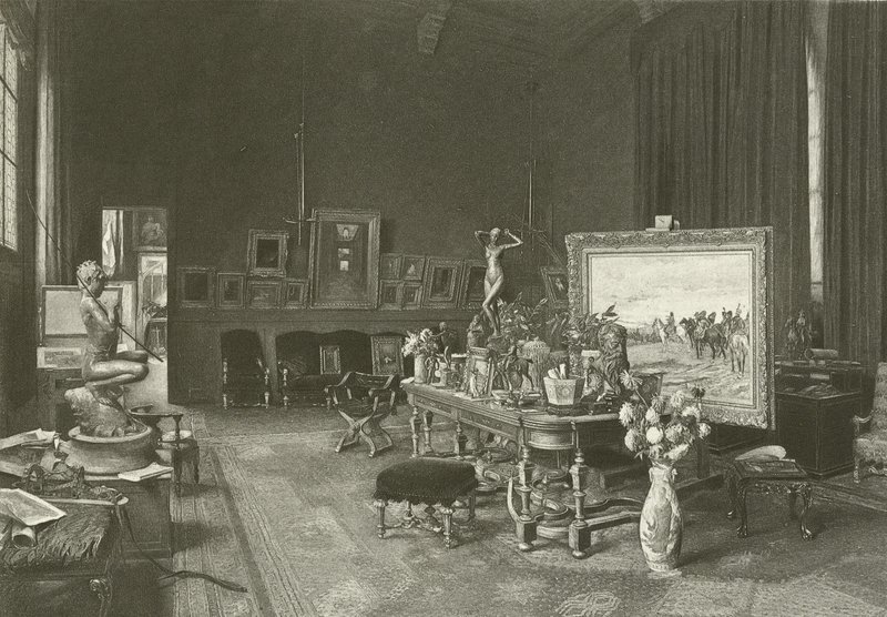 Meissoniers Atelier (gravyr) av French School