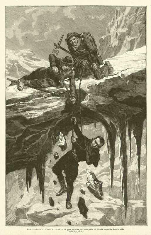 My Ascension To The Dent Blanche (gravyr) av French School