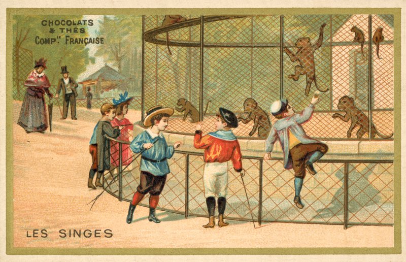 Apor (chromolitho) av French School