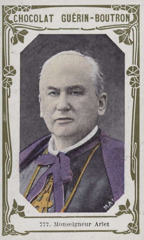 Monseigneur Arlet (färgad bild) av French School