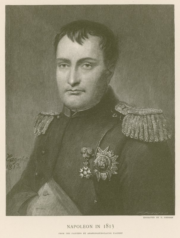 Napoleon 1813 av French School