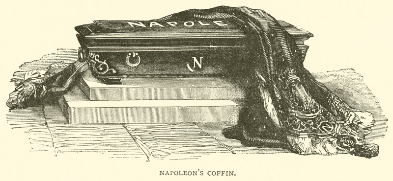 Napoleons kista (gravyr) av French School