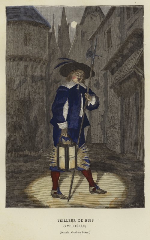 Nattväktare, 1500-talet av French School