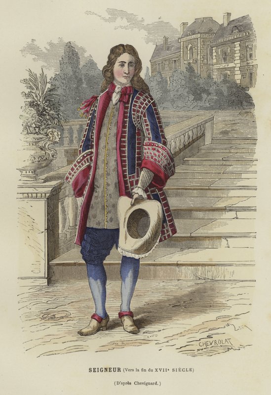 Adelsman, sent 1600-tal av French School