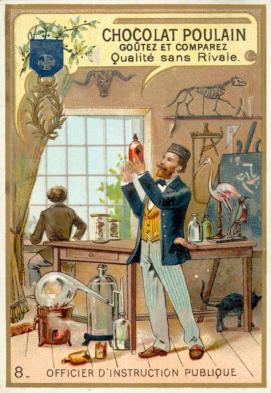 Officer of the Instruction Publique (chromolitho) av French School